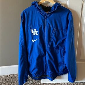 Nike Men's Blue Hooded Windbreaker